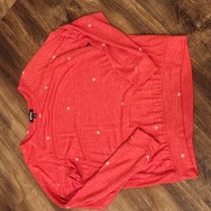 Buffalo long sleeve sweetheart shirt